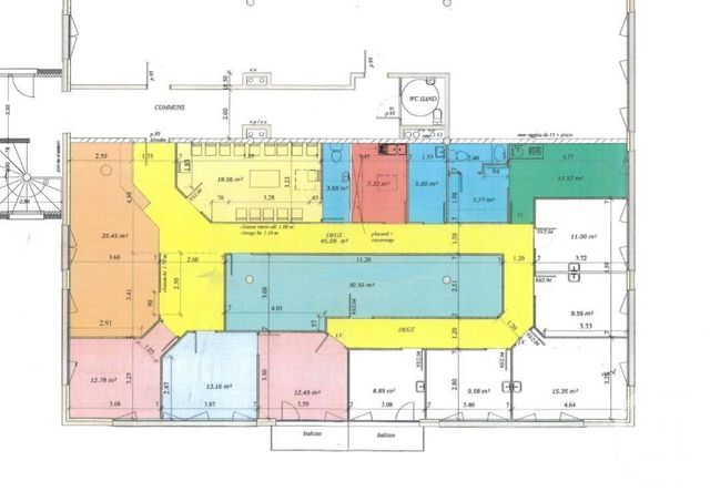 Appartement Local à louer - 10 pièces - 258.0 m2 - MONTBELIARD - 25 - FRANCHE-COMTE - Century 21 Les Portes De L'Est